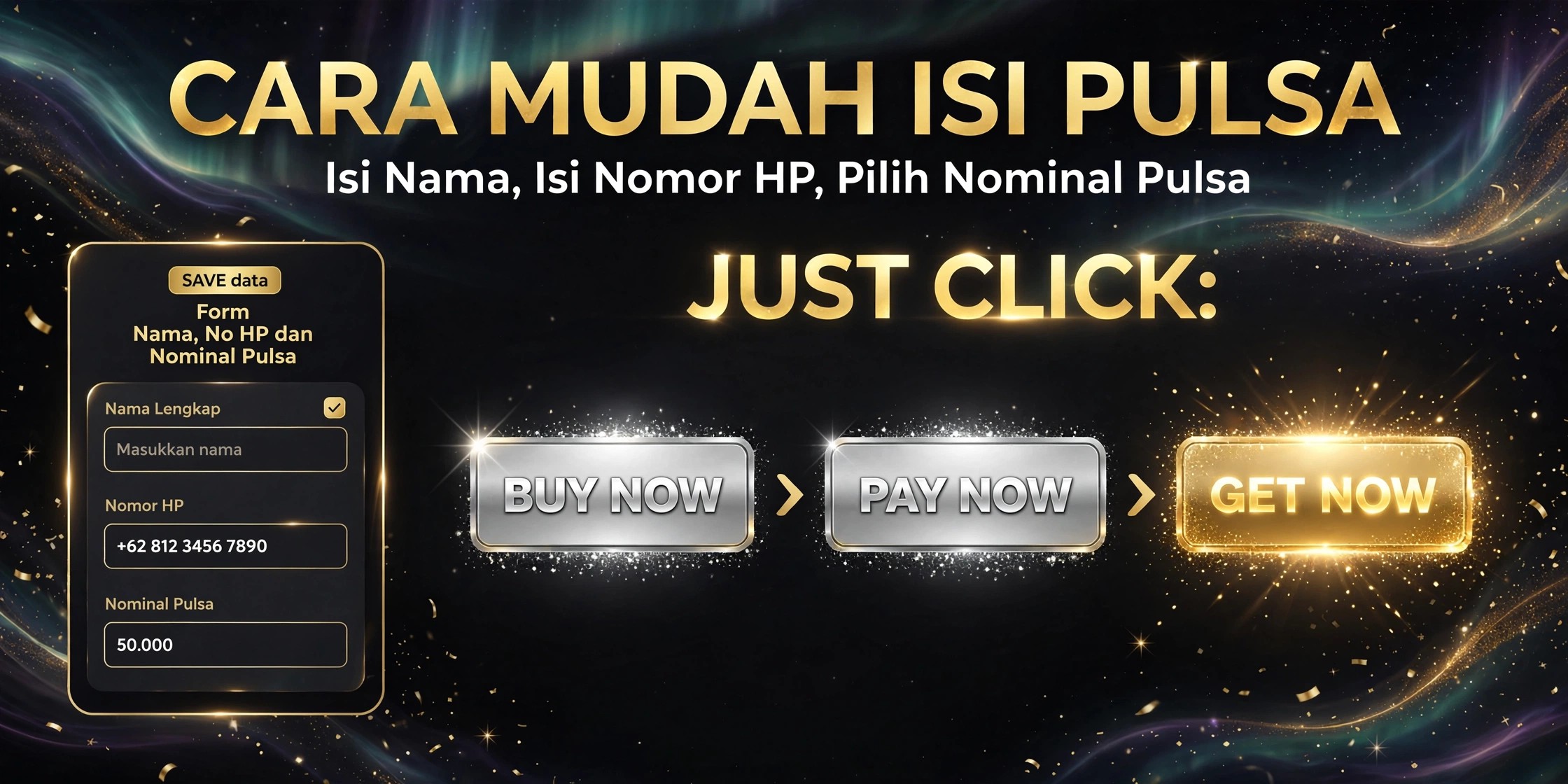 Cara Mudah Isi Pulsa